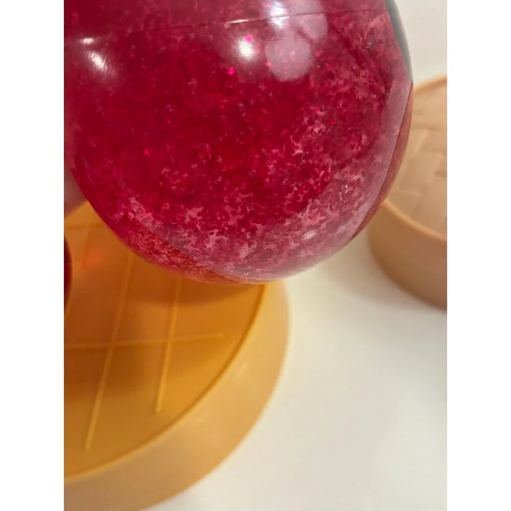 JUMBO SIZE SUPER GIANT 7” Glitter Dumpling in Super Jumbo Steamer red glitter